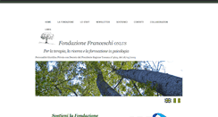 Desktop Screenshot of fondazionefranceschi.org